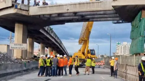 ตร.สมุทรสาคร เร่งรวบรวมหลักฐาน เพื่อเอาผิดผู้ควบคุมการซ่อมสะพานพระราม 2