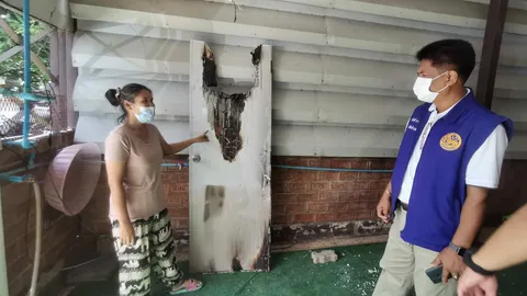 แม่ค้าสาวผวาไฟลุกไหม้บ้านแบบปริศนาหลายครั้ง วอนผู้เชี่ยวชาญช่วยหาสาเหตุ