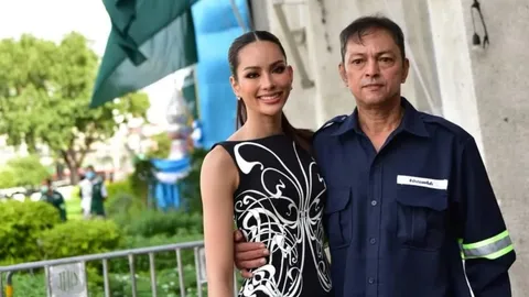 ดูกันชัดๆ แอนนา เสืองามเอี่ยม กับคุณพ่อลูกครึ่งเยอรมัน ชาวเน็ตชมหล่อมาก