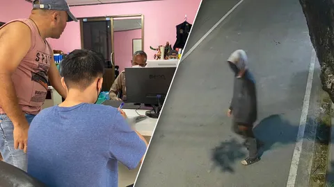 อินซีรีส์หนัก หนุ่มดูจอมโจรลูแปง ลองจี้ชิงเงินแม่ค้า อยากรู้ตร.จะจับได้มั้ย (คลิป)