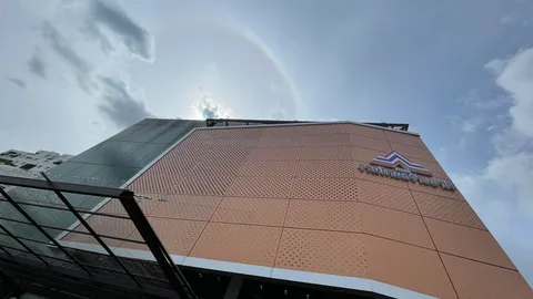 เชื่อ นิมิตหมายดี "พระอาทิตย์ทรงกลด" ทำบุญ พรรครวมไทยสร้างชาติ 