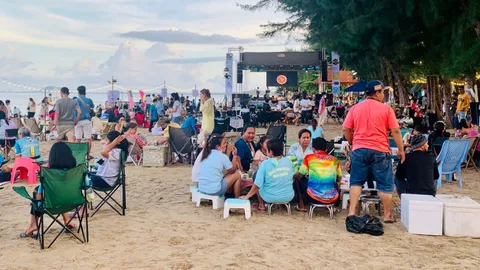 บ้านกรูด จัดเดิน-วิ่งวันแม่ งานฟรีดนตรีริมชายหาด กระตุ้นท่องเที่ยว