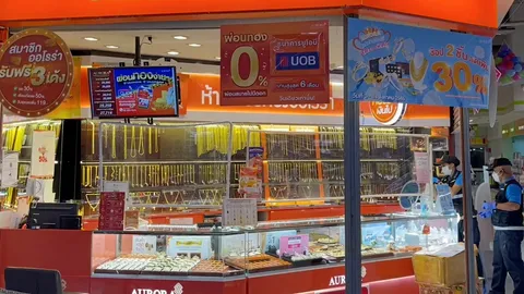 ล่าโจรจี้ร้านทอง ในห้างบิ๊กซี ลงมืออุกอาจ 1 นาที กวาดไปกว่า "5 แสน" (คลิป)