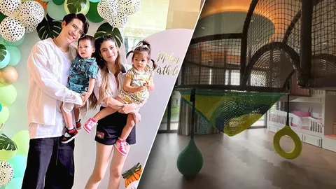 ป๊อก-มาร์กี้ พาเปิดห้องนอน มีก้า-มีญ่า เหมือนมีสวนสนุกในบ้าน (คลิป)