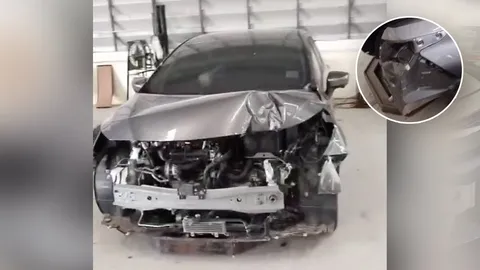 ตัวแทนศูนย์ฯ แจง พนักงานไม่ได้ประมาท แต่เกิดจากอุบัติเหตุ รถลูกค้าถูกชนพัง