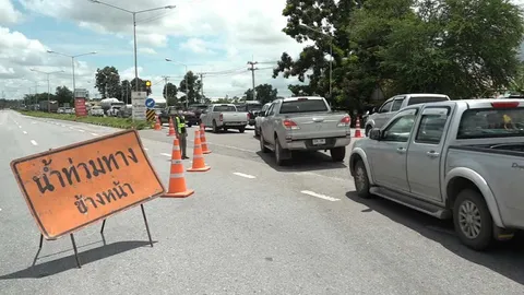 น้ำท่วมขอนแก่นเริ่มลด ถนนมิตรภาพช่วงบ้านไผ่ เปิดช่องพิเศษสวนรถขาล่อง