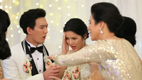 "กานต์" น้ำตาตกกลางงานวิวาห์ "โอ๊ต" เศร้าคนรักแต่งงานกับคนอื่น ใน "หงส์ฟ้า"