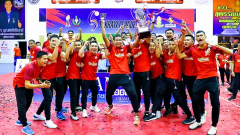 "ช้างศึก" สุพรรณบุรี สร้างประวัติศาสตร์ ผงาดคว้าแชมป์ตะกร้อลีกสมัยแรก ด้วยสถิติไร้พ่าย รับถ้วยแชมป์พร้อมเงิน 2 ล้านบาท