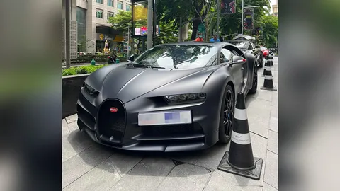 โซเชียลส่องความสวย รถหรู Bugatti Chiron มี 20 คันในโลก โผล่วิ่งในไทย