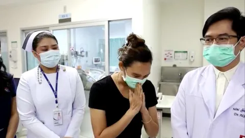 ปาฏิหาริย์มีจริง ทีมหมอช่วยหนุ่มกระจกรถตัดหลอดลมขาด เมียดีใจผ่าตัดสำเร็จ