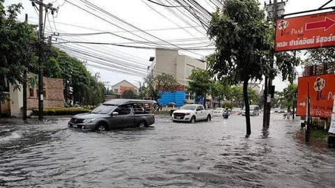 ลุยน้ำท่วม 