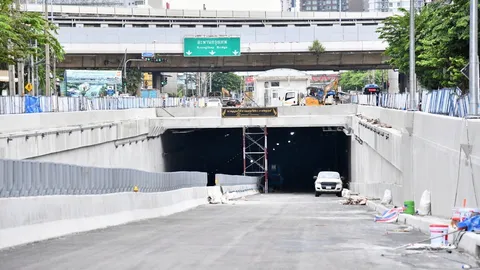 เปิดวันนี้รัชดา-ราชพฤกษ์ ตี 5 ถึง 4 ทุ่ม อุโมงค์ลอดแยกใหม่สร้าง 4 ปีเสร็จ