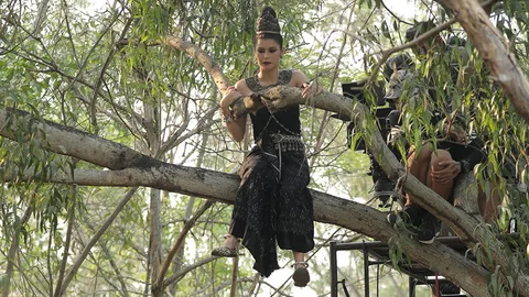 ภูตแม่น้ำโขง EP.8 ยิหวา ขาสั่นพั่บๆ ฉากปีนต้นไม้แปลงกายลวง อุ้ม เข้าป่า