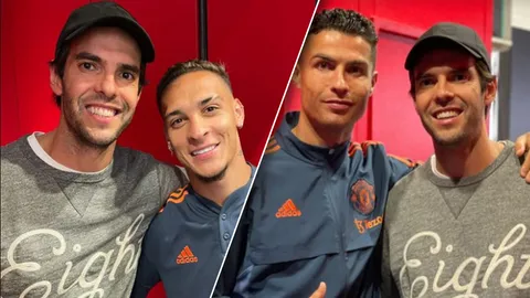 หายหน้าไปนาน "กาก้า" ควงตำนานบราซิล บุกถิ่นแมนยูฯ ช่วยปลุกจิตวิญญาณ "แอนโทนี"