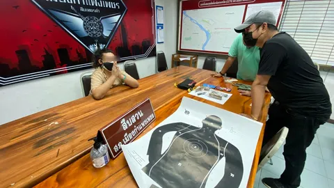 ไม่รู้ห้ามยิง หนุ่มรัวปืน 21 นัด หลังบ้านตัวเอง ตร.เปรียบเทียบปรับ 5,000