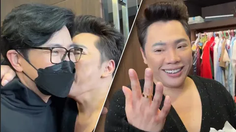 มดดำ หอมแก้ม หนุ่ม กรรชัย สุดปลื้มได้รับแหวนเป็นของขวัญวันเกิด (คลิป)