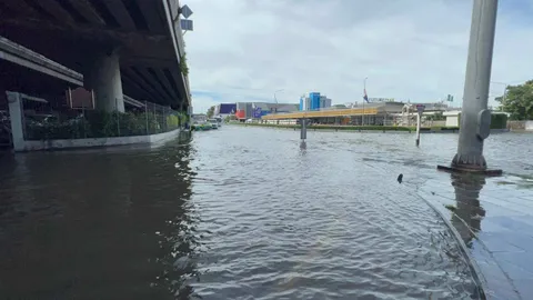 คลองรังสิตประยูรศักดิ์ยังวิกฤติ คลองหนึ่งเริ่มแห้ง คลองสองยังน้ำท่วมบ้าง