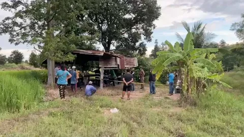 ลุงวัย 63 แทงอกบีบคอแฟนสาว 39 ปีดับ ก่อนจะลาโลกตายตามกันที่มหาสารคาม