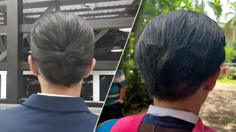 ถกสนั่น ทำเกินไปไหม บัณฑิตถูกตัดผมแหว่ง เฟลหนักวันรับปริญญา (คลิป)