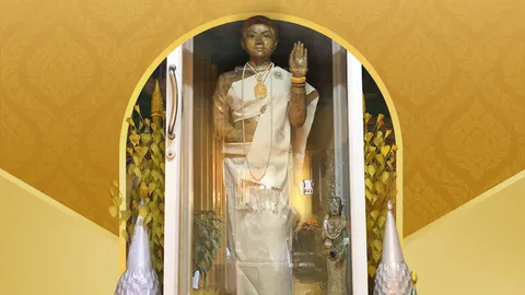 ลูกสาวหญิงใบ้ เช็กอิน "เวียงจันทน์" ขอโชค "เจ้าแม่สีเมือง" ได้เลขมงคลมาลุ้นรวย