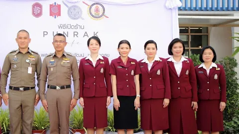เปิด 2 สาขา "ปันรักษ์ คาเฟ่" ร้านกาแฟครอบครัวตำรวจ