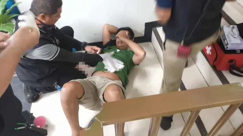 พระไม่ช่วย ลอบฉกพระเครื่องงานประกวดพระ โดดจากชั้น 3 ตกเกือบตาย