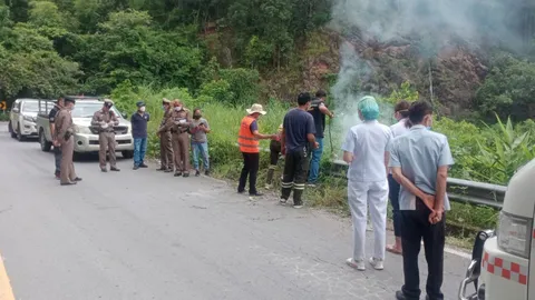 ปมหักธุรกิจมืด 3 คนร้ายอุ้มฆ่าหนุ่มลี้ นำศพทิ้งพงหญ้าริมทางลำปาง