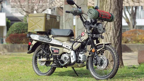 โคตรเท่ New Honda CT125 มอเตอร์ไซค์สายเทรล 