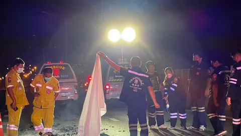 "เอ๋ เชิญยิ้ม" เศร้า ลูกชายขี่บิ๊กไบค์เสยท้ายรถพ่วง ไฟลุกท่วมดับสยอง