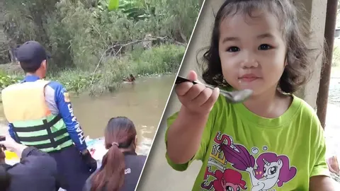 พบร่างน้องน้ำเมย ด.ญ.1 ขวบ 9 เดือน ลอยขึ้นในคลอง ห่างบ้านแค่ 10  ม.