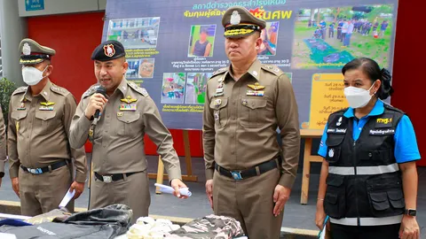 โหดแทงคอ ฆ่าหั่นศพแฟน สารภาพกับ “บิ๊กโจ๊ก” งมขวาน 6 ชั่วโมงจนเจอ