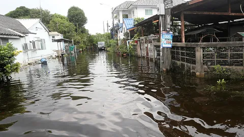 ทำประตูน้ำอัตโนมัติ แก้น้ำท่วมหลวงแพ่ง เขตลาดกระบัง