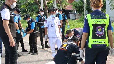 ตร.เร่งหามือมืด ไล่ยิงหนุ่มเจ้าของร้านมือถือดับคาถนนเข้าสนามบินขอนแก่น 