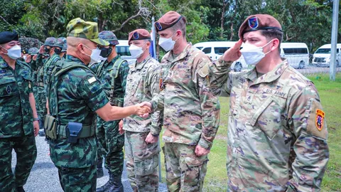 "บิ๊กบี้" ตรวจความพร้อม ร.15 พัน.1 ก่อนลุยสหรัฐฯ ฝึกร่วม JPMRC 23-01