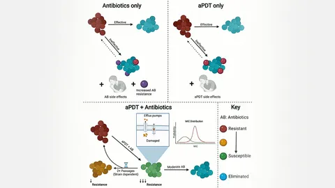 ผลวิจัยใช้แสงบำบัด ทำให้แบคทีเรียดื้อยาอ่อนแอลง