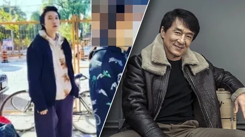 เผยภาพลูกสาว เฉินหลง ต่อแถวรับอาหารฟรี ชาวเน็ตเทียบต่างกับชีวิตลูกชาย