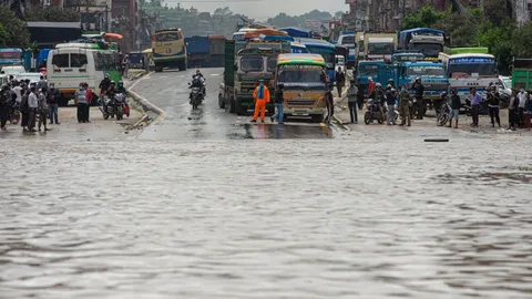 เนปาลเจอฝนตกหนักต่อเนื่อง ทำน้ำท่วม-ดินถล่ม ดับแล้ว 33 ศพ