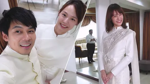 แดน-แพทตี้ ควงคู่ลองชุดแต่งงาน สวยทุกชุดจนใจสั่นไปหมด (คลิป)