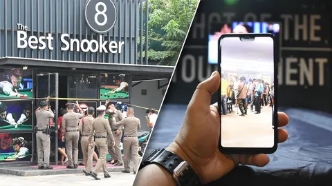 บุกตรวจบ่อนนวลจันทร์ เจอแต่โต๊ะสนุกเกอร์ ไม่พบอุปกรณ์เล่นพนันแต่อย่างใด