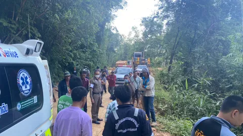 สลด สิบล้อเสียหลัก ดิ่งเหวข้างทาง คนขับกระเด็นดับลึก 100 เมตร