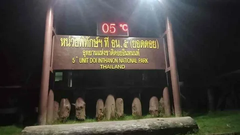 ก็หนาวอยู่นะวิ ยอดดอยอินทนนท์หนาวจัด 5 องศาฯ อุณหภูมิต่ำสุดในรอบปี