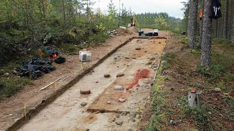 สุสานบ่งบอกการฝังศพของสังคมยุคหิน