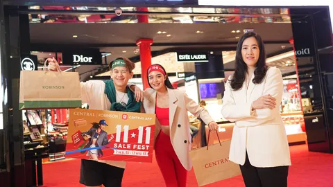 เซ็นทรัล โรบินสัน Central App จัดดีลรับ 11.11 การันตีสินค้าของแท้ 100% 