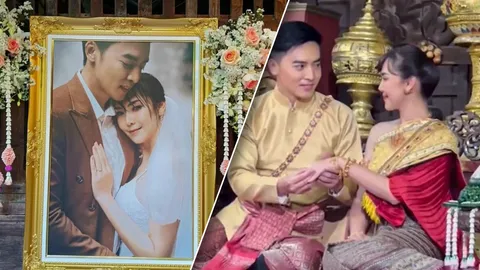 โกสินทร์ ราชกรม ควงแฟนสาววิวาห์หวานแบบล้านนา คนบันเทิงร่วมยินดี (คลิป)