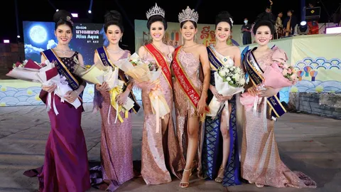 "น้องซาร่า" ศิษย์เก่าพยาบาล ม.ขอนแก่น คว้ามงฯ นางนพมาศ สีฐานเฟสติวัลปี 65