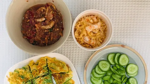 น้ำพริกกุ้งเสียบ อาหารใต้รสชาติดั้งเดิม by สุขที่สุด