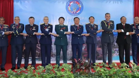 ผบ.ทอ. ร่วมประชุม ผบ.ทอ.อาเซียน เมืองหลวงพระบาง สู่ความร่วมมือทางทหาร