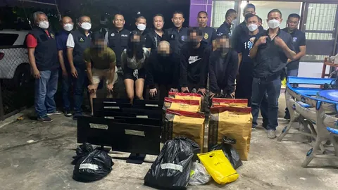 ตร.จันท์บุกจับ 5 แอดมินเว็บพนัน vip777.คอม พบเงินหมุนเวียนเกือบ 40 ล้าน