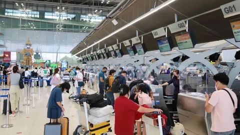 คมนาคม เร่งแก้ปัญหา ความแออัดภายในสนามบิน อำนวยความสะดวกนักท่องเที่ยว