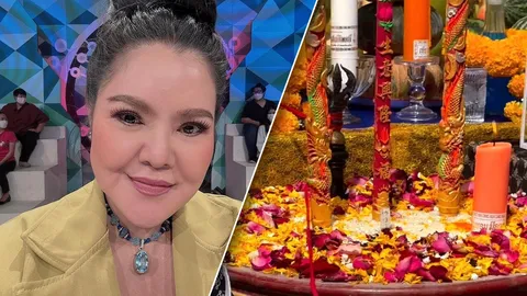 ฮาย อาภาพร เผยจุดธูปในงานพิธีบวงสรวง ใครตาดีก็ได้ไป 